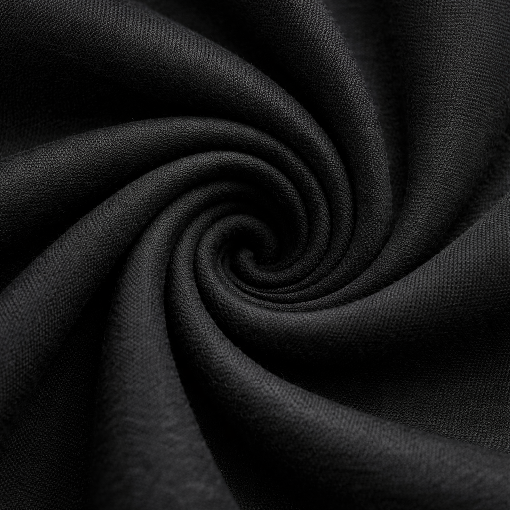 Men Solid Black Round Neck Cotton Casual Tshirt