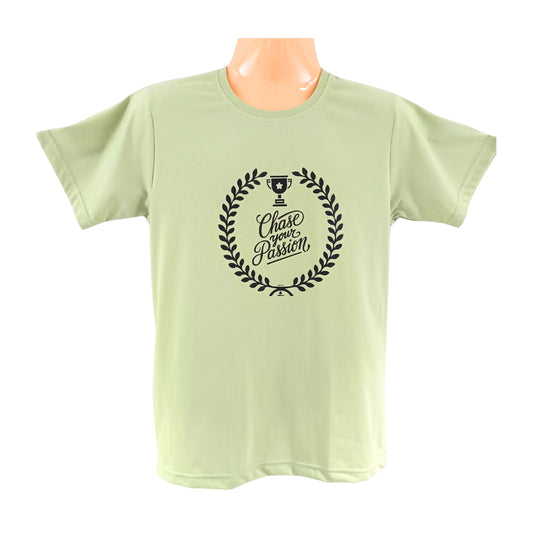 MEN TRENDY COTTON ROUND NECK TSHIRT 
- MINT GREEN