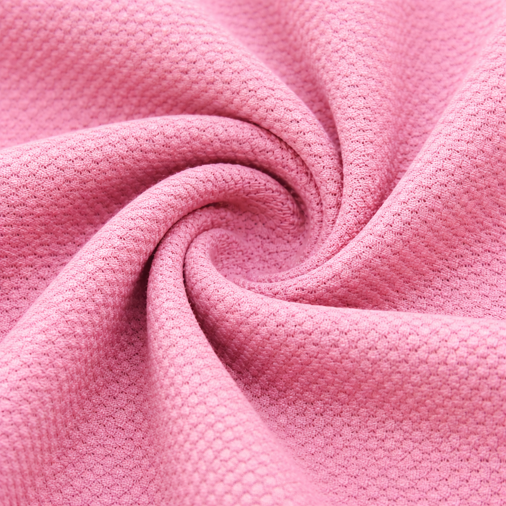 Men Funky Mosaic Solid Pink Round Neck Polyester Casual Tshirt