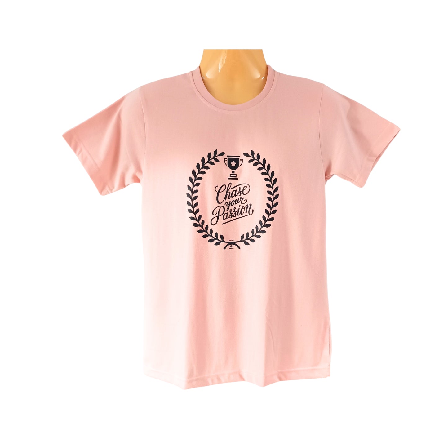 MEN FUNKY COTTON ROUND NECK TSHIRT - PEACH