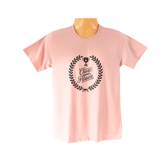 MEN FUNKY COTTON ROUND NECK TSHIRT - PEACH